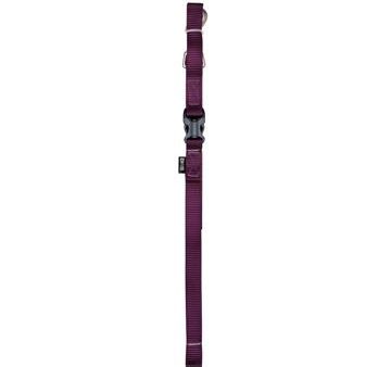 Laisse Zeus en nylon, aubergine, moyenne, 1,2 m (4 pi) Discount