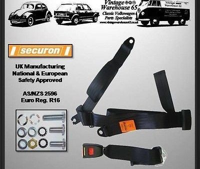 Austin Allegro Saloon Estate 1973>83 Rear Static 3 Point Seat Belt Kit Online