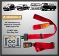 Mobile Home Camper RV Front Rear Seat Belts Lapbelts All Types All Sizes Cheap