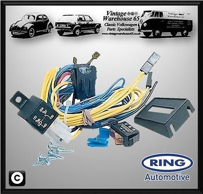 Ford Taunus 15M Turnier 1.5 25G 1966-1971  Fog Lamp Spot Light 12v Wiring Kit Online now