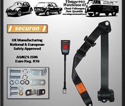 Doormobile Parcel Van & Minibus - 1985>95 Front 3 Point Automatic Seatbelt Kit Online Sale