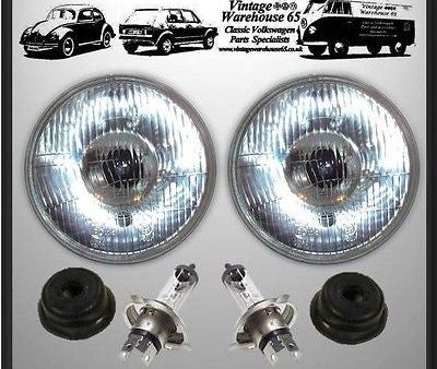 Volvo P Amazon GT 7  Sealed Beam Halogen Conversion Headlights No Sidelights Discount