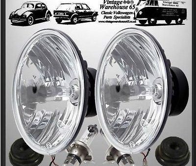 Vw Camper USA Import Crystal 7  Sealed Beam Halogen Conversion Headlight Kit Online