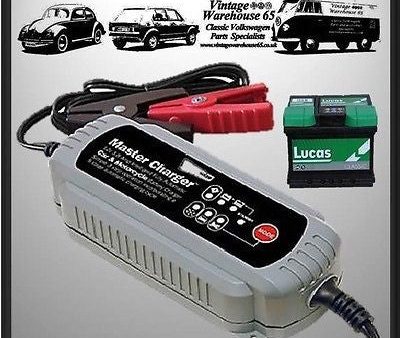 Classic Car & Motorbike Automatic 12v 3.8Amp Intelligent Battery Trickle Charger For Cheap