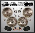 Dodge Classic 5 & 3 4  LHD Sealed Beam Halogen Conversion Headlight Kit Sale