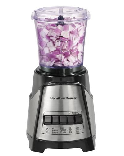 Hamilton Beach Blender and Food Chopper Ever wish your blender could do more than just blend. What if it could do two functions in less space Now it can.Hamilton Beach Food Chopper Blenders take your blending options a step further-502626 Online Hot Sale