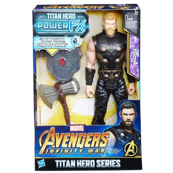 Hasbro Avengers Infinity War Titan Heroes Assorted: Inspired by the Avengers: Infinity War movie. This figure includes a Titan Hero Power FX pack so when kids connect the pack - E0616 For Discount