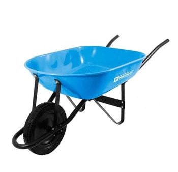 Protech Garden Large Steel Tray Yard Wheelbarrow Blue -QGD039 Fashion