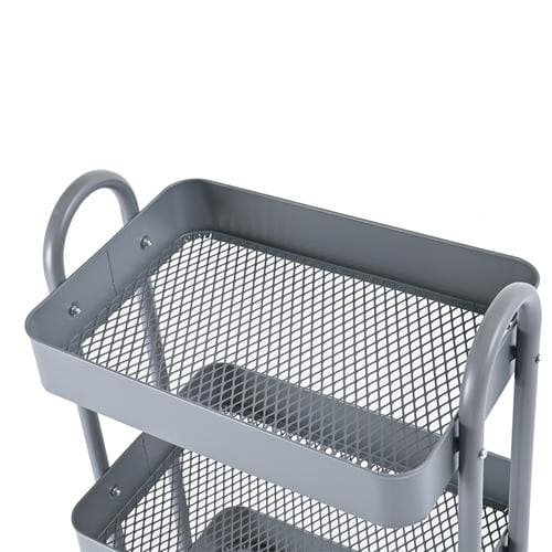 Kingrack 3-Tier Multi-Purpose Cart 17.04 Inch x 30.98 Inch-Assorted Color- White, Black, Grey -392131-6971524140074 For Cheap