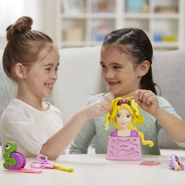 HASBRO  Playdoh Royal Salon Disney Princess: With the styling head, tools, and 4 cans of Play-Doh compound, there are so many fun hairstyles to try again and again - C1044 For Discount