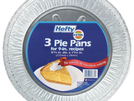 Hefty Ez Foil 9  Pie Pans, 3 Count - HEZFPP3 For Sale