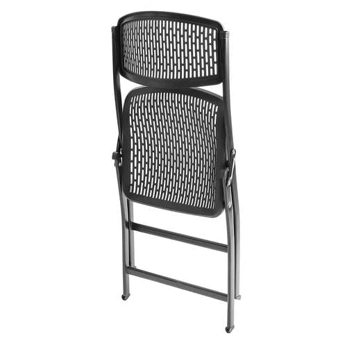 Genesis Folding Chair Black 48 cm x 56 cm x 82 cm   18 inch x 22 Inch x 32 Inch - 395738 Discount