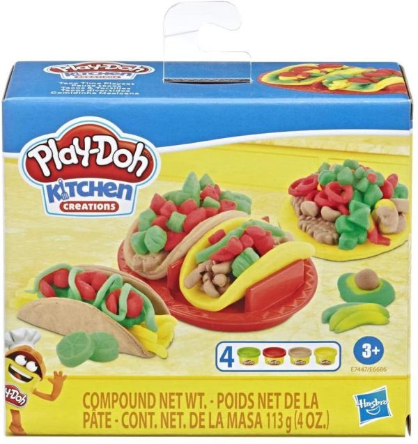 HASBRO  Playdoh Foodie Favourites Assorted: These Play-Doh Kitchen Creations toys for kids 3 and up have everything they need to play pretend chef - E6686 Online Sale