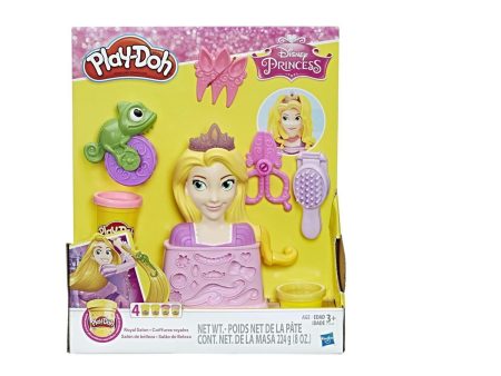 HASBRO  Playdoh Royal Salon Disney Princess: With the styling head, tools, and 4 cans of Play-Doh compound, there are so many fun hairstyles to try again and again - C1044 For Discount