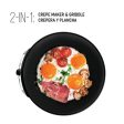 Chefman Electric Crepe Maker & Griddle, Precise Temperature Control Skillet for Perfect Brunch Blintzes, Pancakes, Eggs, Bacon, & Tortillas, 12  Nonstick Grill Pan - 404345 Online now