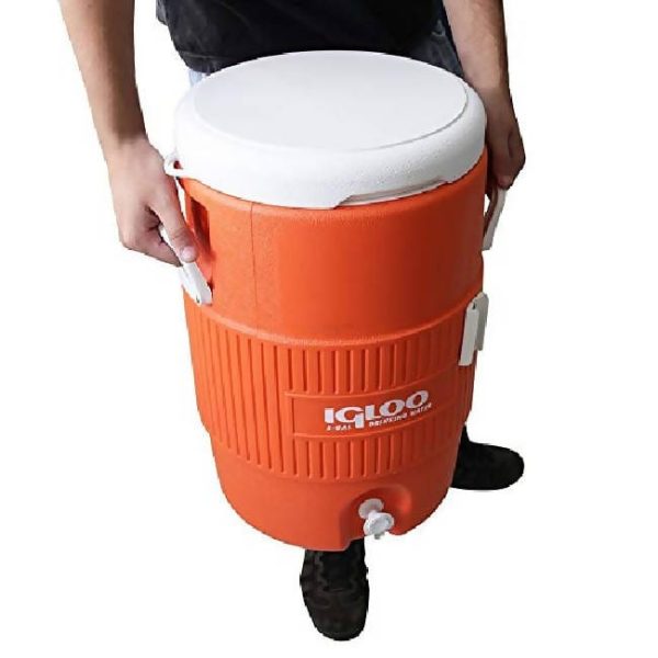 IGLOO 5GAL SEAT TOP ORANGE COOLER-42316 Online