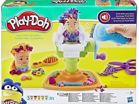 HASBRO Playdoh Buzz: sit your customer in the chair and turn the crank to grow hilarious hair, then style them up - E2930 Supply