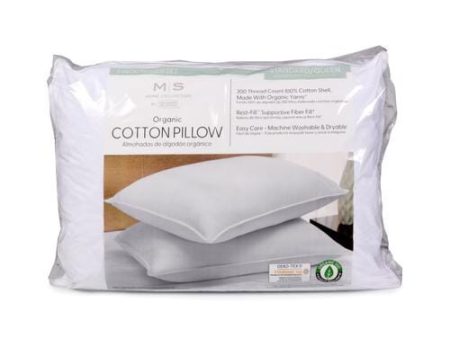 MS Home Collection Pillows 2 Units  Sleep soundly with these pillows and their 300 thread count organic cotton covers. Their technology makes your head, neck, and back return to 98% of their original position-413824 Cheap