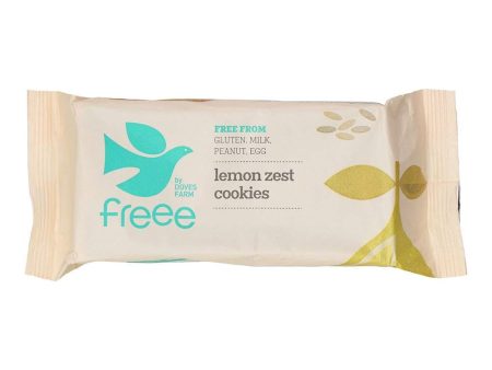 Doves Farm Freee Organic Lemon Zest Cookies 150g  Gluten free, organic cookies baked with a unique blend of naturally gluten free flour, fragrant whole lemon and zesty lemon oil-5011766888981 Fashion