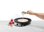 Chefman Electric Crepe Maker & Griddle, Precise Temperature Control Skillet for Perfect Brunch Blintzes, Pancakes, Eggs, Bacon, & Tortillas, 12  Nonstick Grill Pan - 404345 Online now