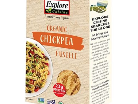 Explore Cuisine Organic Chickpea Fusilli 8oz  Explore Cuisine integrates beans, peas, lentils and rice to provide you and your family nourishing meals which are easy, quick, colorful and simply delicious-85418300627 For Discount