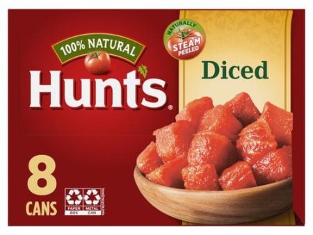 Hunt s Diced Tomatoes 8 Units   411 g   14.25 oz Enjoy the delicious taste of Hunt s chopped tomatoes. The flavor of Hunt s plant-ripened tomatoes enhances pizzas, casseroles, stews and chili con carne-176219 Cheap