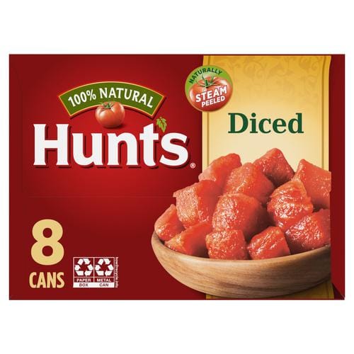 Hunt s Diced Tomatoes 8 Units   411 g   14.25 oz Enjoy the delicious taste of Hunt s chopped tomatoes. The flavor of Hunt s plant-ripened tomatoes enhances pizzas, casseroles, stews and chili con carne-176219 Cheap