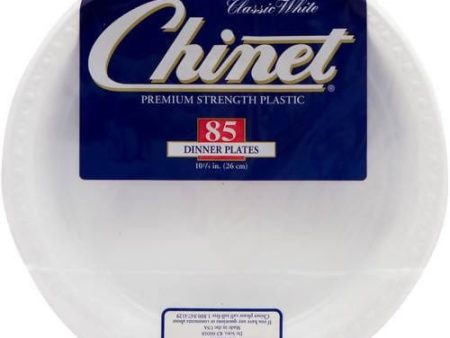 Chinet 10.25  Plastic Plate 85 ct -508080 Hot on Sale