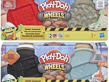 HASBRO Playdoh Building Compound Assorted: Help little workers ages 3 and up get busy building, constructing and demolishing - E4508 Online Sale