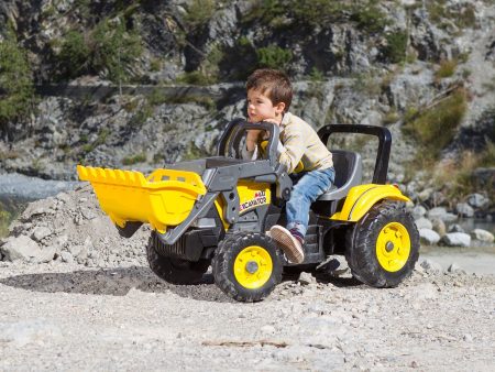 PEG-PEREGO Maxi Excavator: The Maxi Excavator is powerful pedal-operated bulldozer with a chain for children aged 2 and up - IGCD0552 Hot on Sale