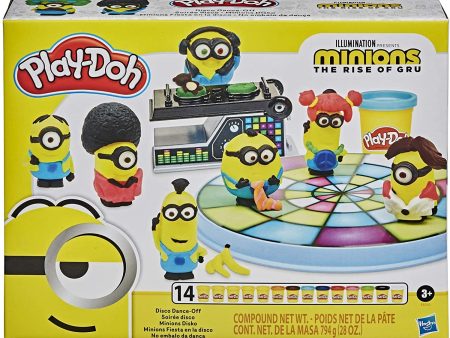 HASBRO  Playdoh Minions Disco Set: Play-Doh set, kids can make their own Play-Doh Minions and decorate them with disco-themed accessories - E8765 Supply