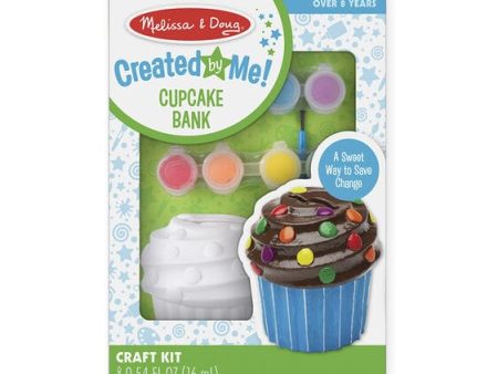 MELISSA & DOUG Cupcake Bank: A rubber stopper keeps coins inside until it s time to count the  sweet  rewards - 8864 Online