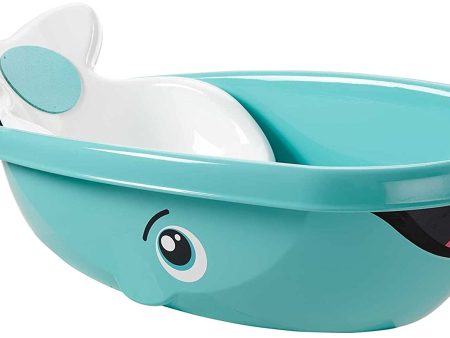 FISHER-PRICE  Whale Of A Tub Bathtub: Helps keep infants comfy & secure during bath time - DRD93 Hot on Sale