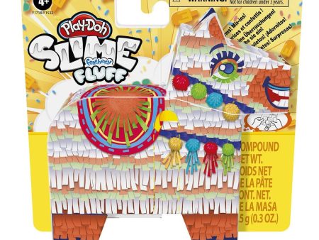 HASBRO  Playdoh Slime Puffy Cotton Assorted: The fun starts as soon as they tear open the piñata box filled with 2 cans of Play-Doh Slime Feathery Fluff - F1532 Online Sale