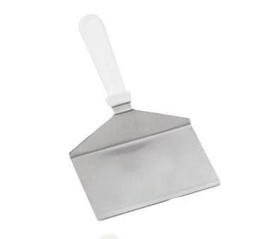 Tablecraft Turner 11 inch , Stainless Steel with White Plastic Handle This wide turner will assit when cooking larger pieces of meat. Great to use when large crowds are in the restaurant or diner-461W For Cheap