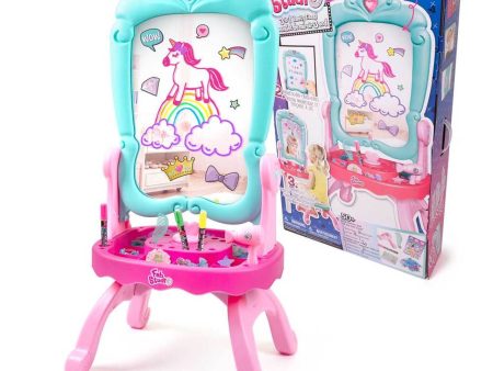 GROW N UP Vanity Set Fab Studio: FabStudio 3 in 1 Vanity Easel combines role play and creative play in one - 6041 Supply