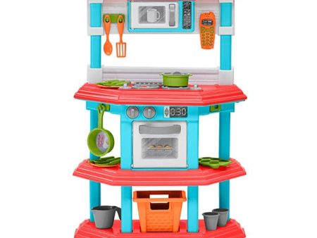 AMERICAN PLASTIC My Very Own Gourmet Kitchen: It features the latest in realistic kitchen design and is equipped with 23 accessories - 11650 For Cheap