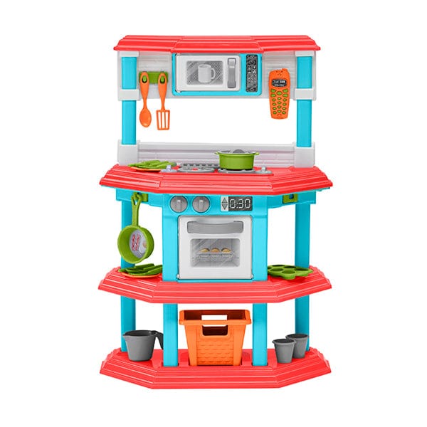 AMERICAN PLASTIC My Very Own Gourmet Kitchen: It features the latest in realistic kitchen design and is equipped with 23 accessories - 11650 For Cheap