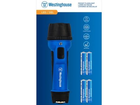 WESTINGHOUSE LED POCKET FLASH LIGHT 120LM (4AAABATT INCL) - WF15024LR03BP Hot on Sale