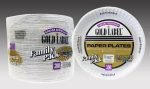 Gold Label 9  Paper Plates 300 ct- Made from 100% Paper Microwave Safe Grease Resistant Microwave Safe Grease Resistant 702009 Fashion