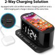 iLuv Morning Call 5 Qi-Certified Wireless Charging Bedside Digital Alarm Clock  Set up two alarms to accommodate different wake up schedules or share an alarm with your roommate-MORCAL5 Online now