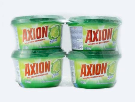 Axion Dishwashing Paste 4 Units   425 g  Dishwasher with maximum grease lifting power. Removes even the toughest and most difficult stock on greases-250940 For Cheap