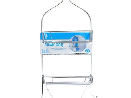 Shower Caddy: 3 Tier, 51 cm x 27 cm Chrome, Durable, Caddy - 20013741 Sale