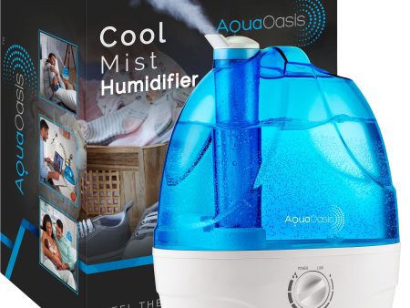 AquaOasis™ Cool Mist Humidifier (6L Water Tank) Quiet Ultrasonic Humidifiers for Bedroom & Large room - Adjustable -360 Rotation Nozzle, Auto-Shut Off, Humidifiers for Babies Nursery & Whole House Online