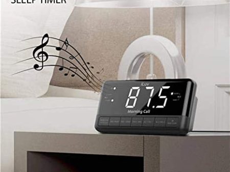 iLuv Morning Call 3, 1.2 inch Jumbo White LED Display Projection Dual Alarm Clock The purpose of an alarm clock is to tell you the time and wake you up-MORCAL3 Online now