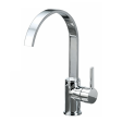 Delta Mandolin Beautifully Crafted, Polished, Chrome Goose Neck Kitchen Sink Tap - DEL0334 Sale