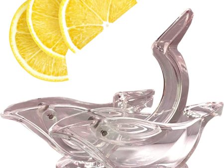 French Lemon Lime Squeezer Juicing has never been so convenient with this adorable crystal clear handheld lemon citrus juicer-FLLS For Discount