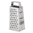 Royal Industries Box Grater, 4 inch  x 3 inch Whether your kitchen staff is tossing a layer of mozzarella on top of a pizza or heaping cheddar cheese over a plate of nachos a cheese grater is a valuable instrument to have in the kitchen-ROY GR 4 Hot on Sale