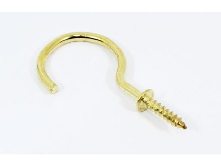 Brass Screw Hook For Curtain Rod, Picture Placement on Wall, etc For Discount