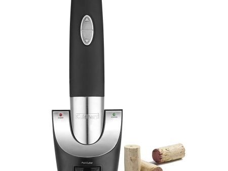 Cuisinart Cordless Wine Opener with Vacuum Sealer Black - CU-CWO-50 Online Hot Sale